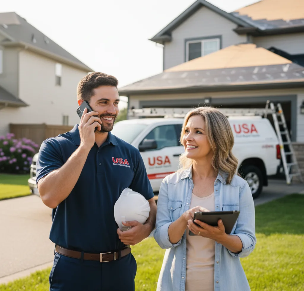 USA Roof Repair Experts customer support in Ames